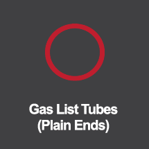 Gas List Tubes Plain Ends